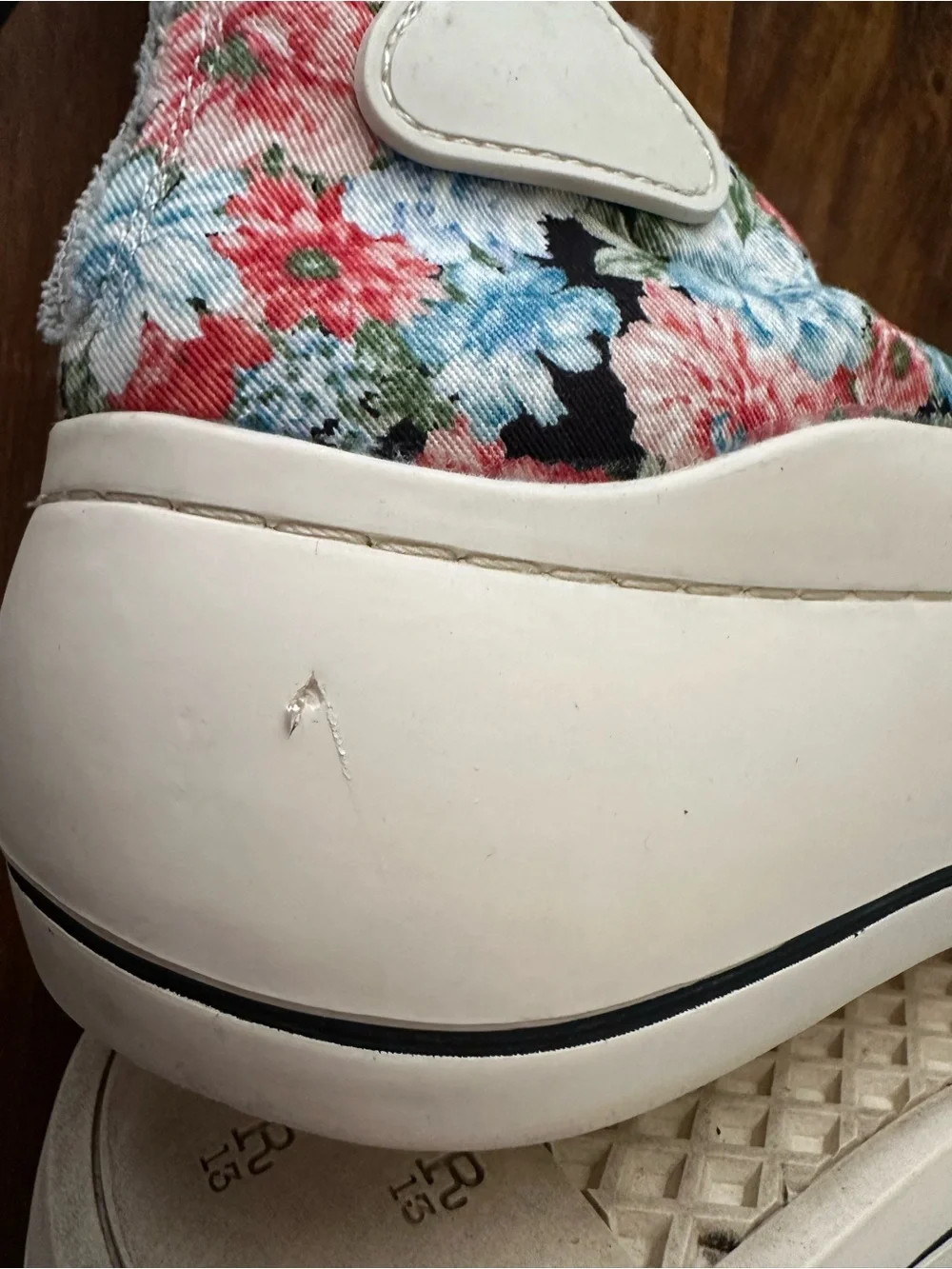 R13 Floral Canvas High-Top Platform Sneakers Nordstrom Exclusive ladies size‎ 9